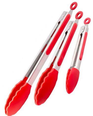 BBQ Tools Silicone Stainless Steel Kitchen Tongs BBQ Tools Silicone Stainless Steel Kitchen Tongs