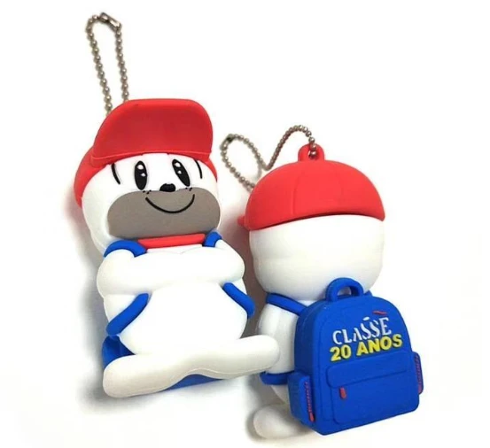 3D Cartoon silicone key holder
