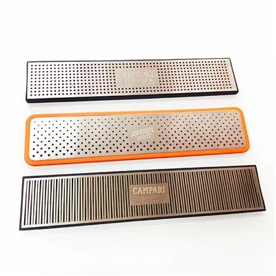 Bartilbehør Drypbakke i rustfrit stål PVC Bar Mat