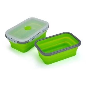 ECO Silikone sammenklappelig skole madkasse