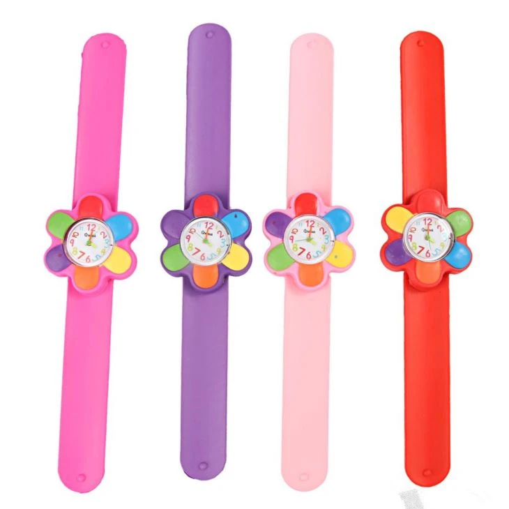 children-watch-digital-slap-watch-cute-flower_副本