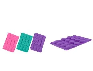 100% madkvalitets silikone sæbeform, silikone bageform