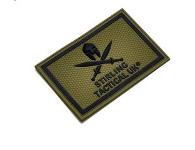 Ny stil Custom 3d Logo Taktisk Moral Rubber Patch til beklædningsgenstand