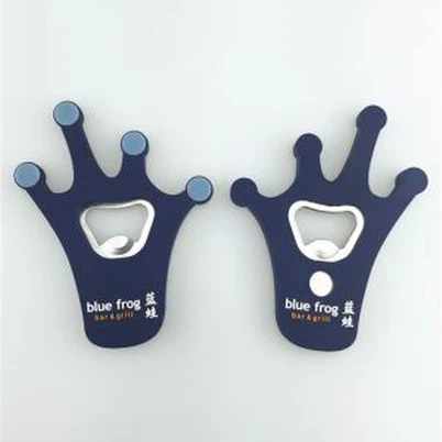 Souvenir blød PVC Frog Palm Oplukkere
