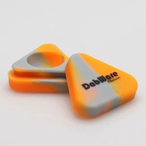 1 Gram Silikone koncentrat Container Logo Trykt Trekant Bho Oil Box