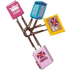 3D Cartoon Gummi Souvenir Bogmærke Billige PVC Søde bogmærker