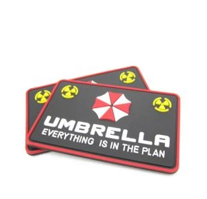 3D Moral Soft Silicon Rubber Logo Patches PVC Patch