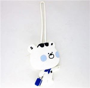 Cartoon 3D Soft Silicone Bagage Bagage Tags Tegn Tags