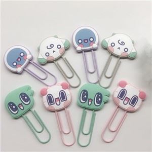3D Soft Pvc Paper Clips Silikone Bogmærker Til Kontor