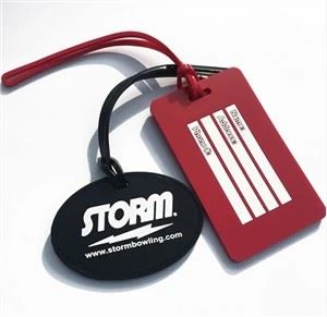 Vandtæt Oval 3D Pvc Bagage Tag Gummi Rejsetaske Tags